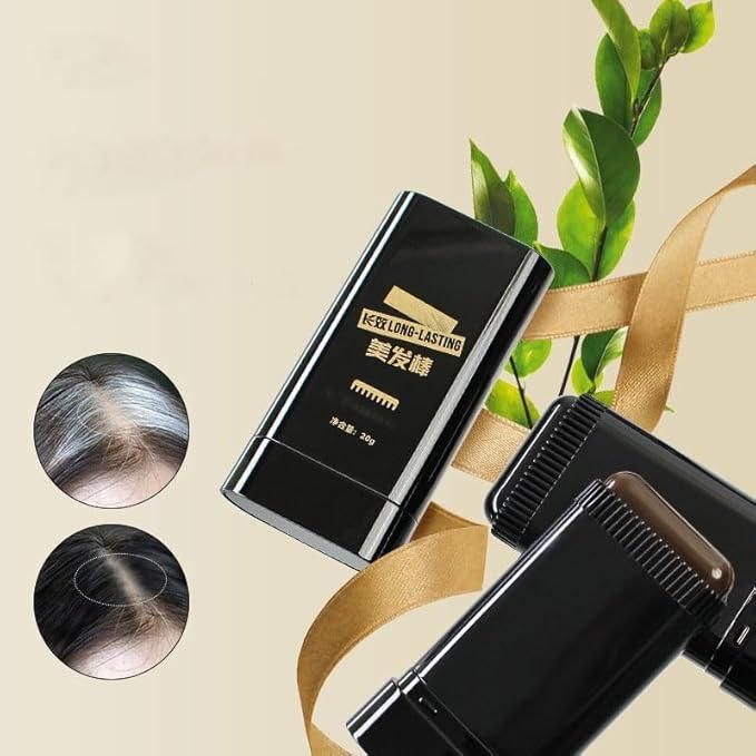 Instant Hair Dye Stick with Built-in Comb, Gray Hair Dye, 2-in-1 Touch-Up Comb